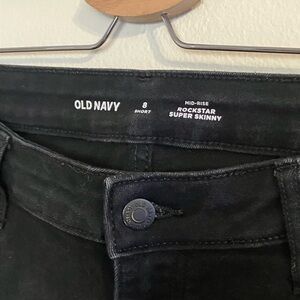 OLD NAVY Rockstar Super Skinny Jeans sz 8 short